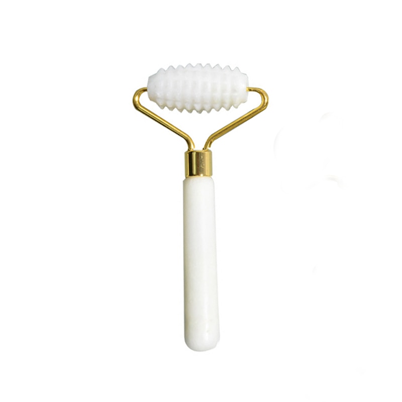 Natural Jade Roller Guasha Skin Scraper Facial Set Facial Stone Firming Face Anti-Aging Puffy Eyes Massager Neck Anti Wrinkle