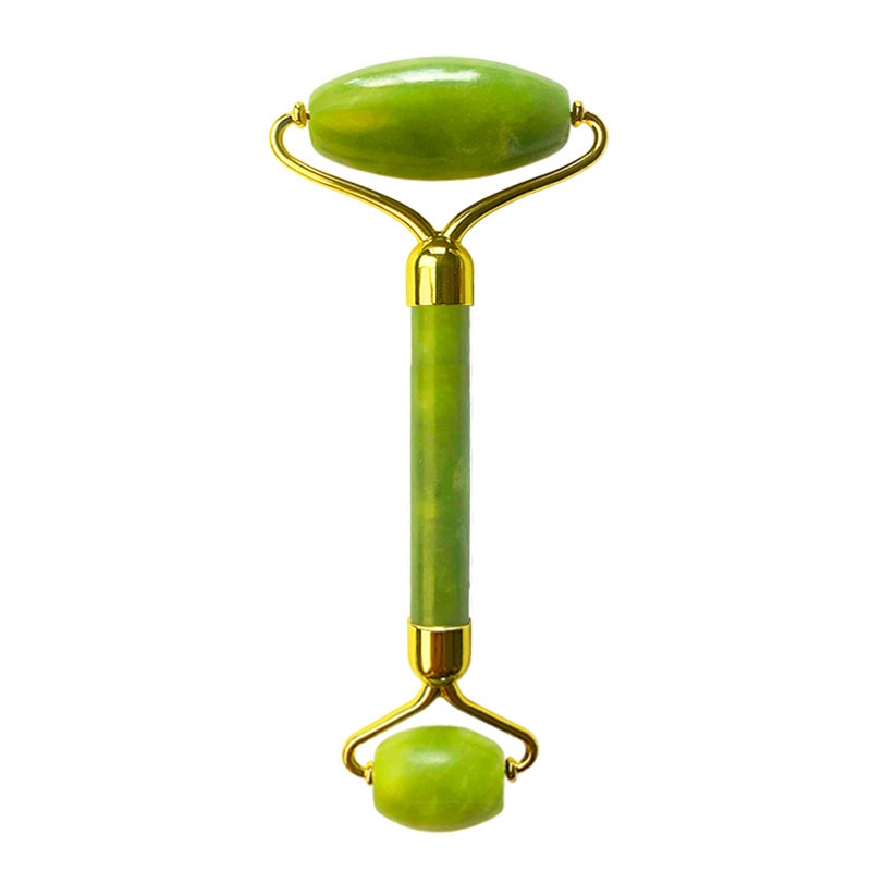 Natural Jade Roller Guasha Skin Scraper Facial Set Facial Stone Firming Face Anti-Aging Puffy Eyes Massager Neck Anti Wrinkle