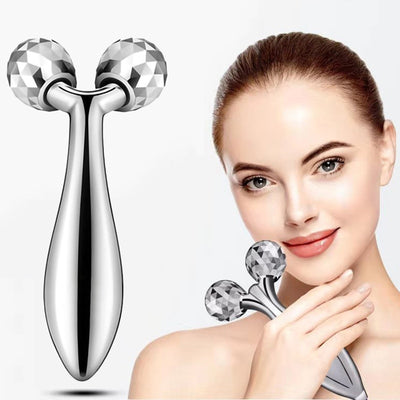 3D Roller Massager 360 Rotate Thin Face Full Body Shape Massager Lifting Wrinkle Remover Facial Massage Relaxation Tool