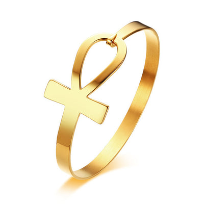 Vnox Ankh Cross Bracelet