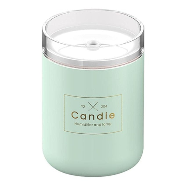280ML Ultrasonic Air Humidifier LED Candle