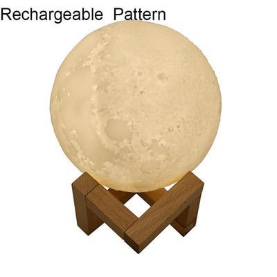 880mL Air Humidifier 3D Moon Lamp