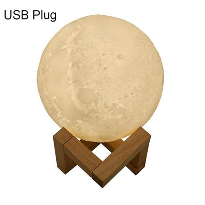 880mL Air Humidifier 3D Moon Lamp