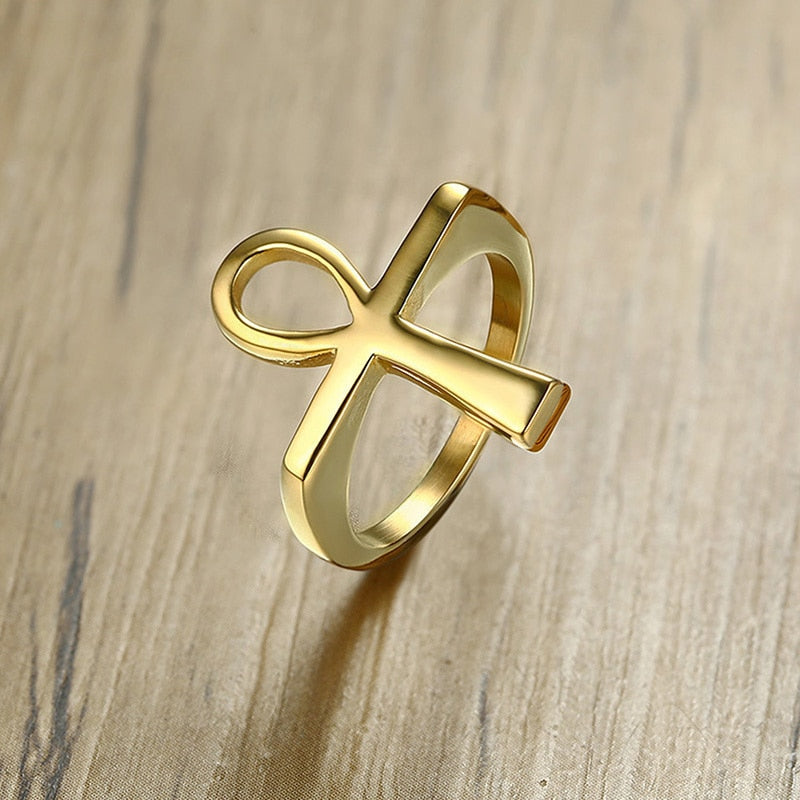 Vnox Cross Men Ring